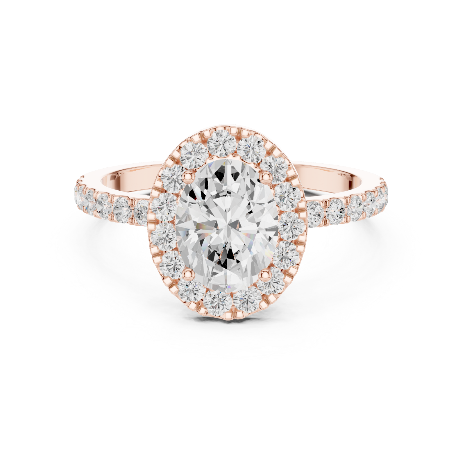  Rose Gold Starlit Reverie Band Front View