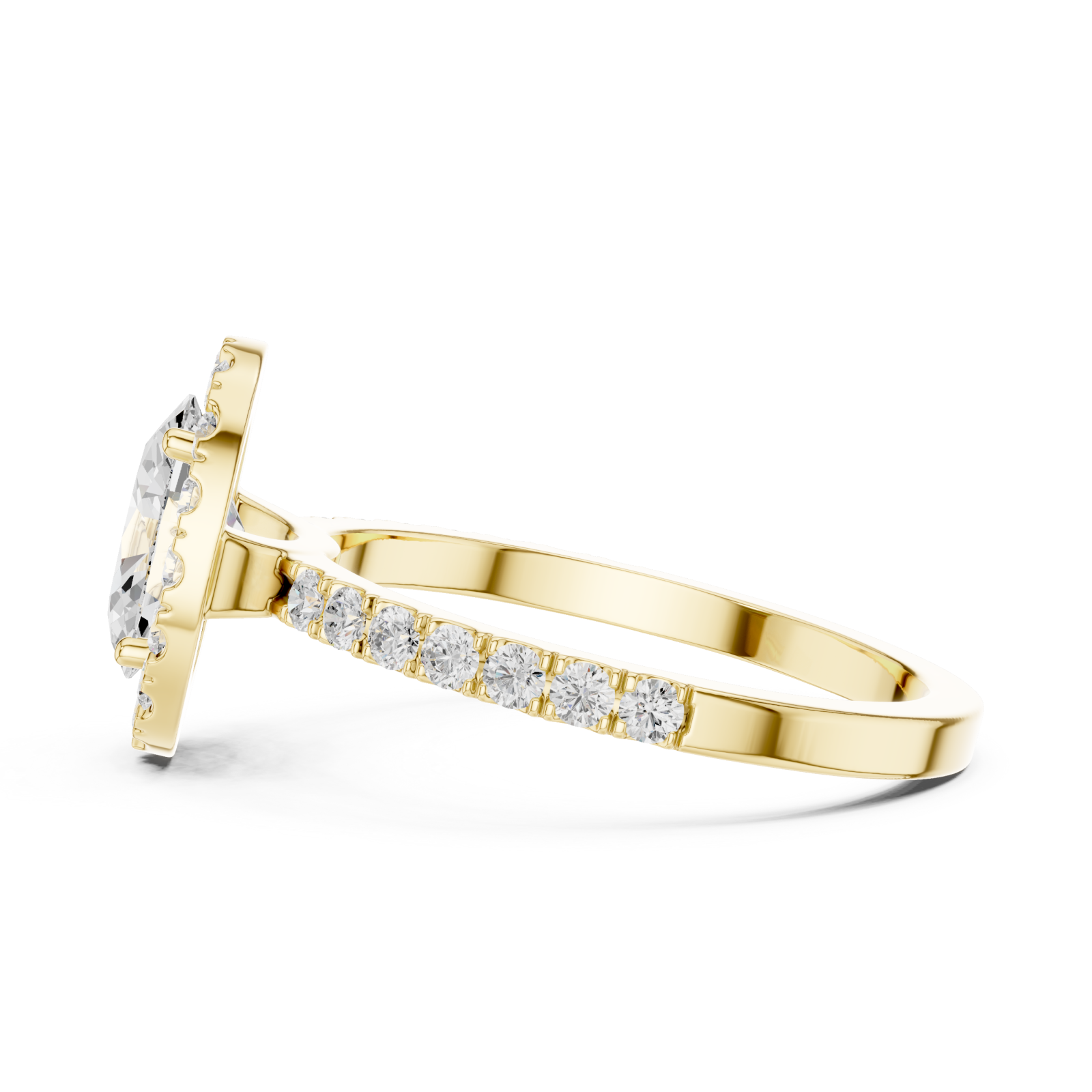  Gold Starlit Reverie Band Side View
