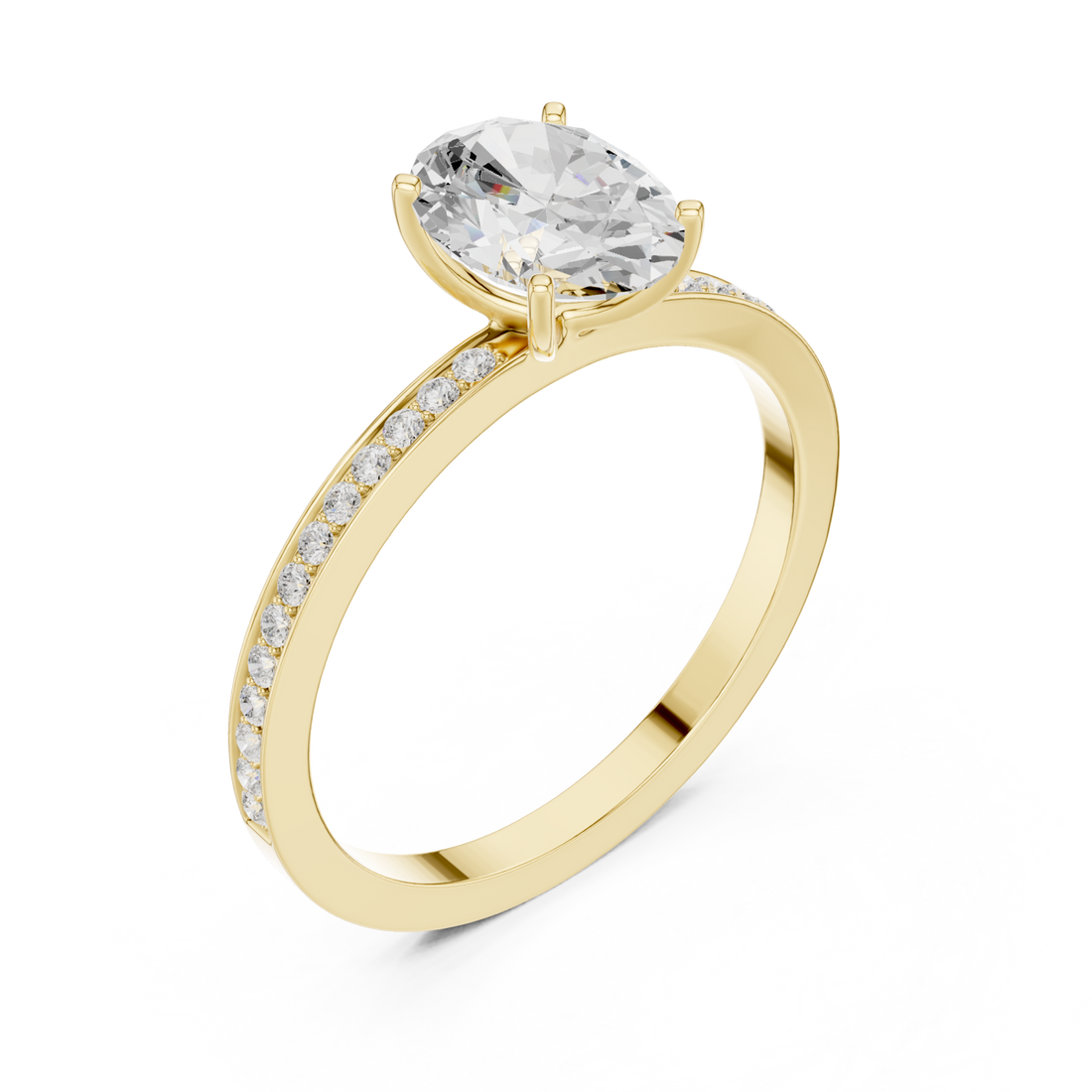 Gold Radiance Pathway Refined Statement Band Right View