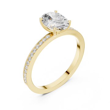 Gold Radiance Pathway Refined Statement Band Right View