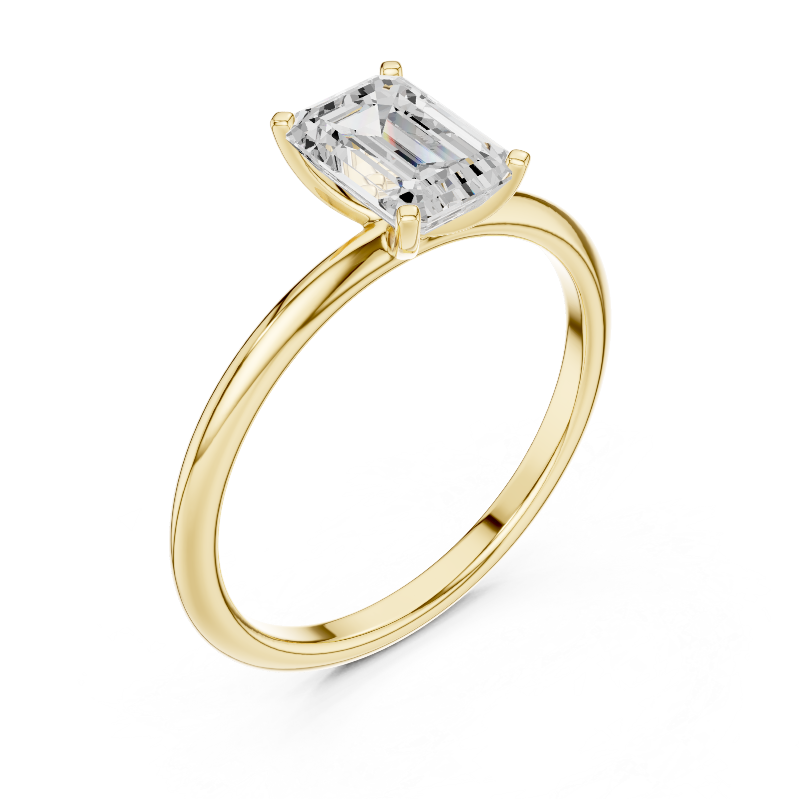 Gold Luminous Classic Solitaire Right View