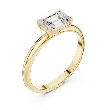 Gold Majestic Lucent Perimeter Ring Right View