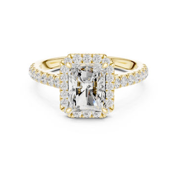  Gold Luminous Radiance Regal Ring Front View