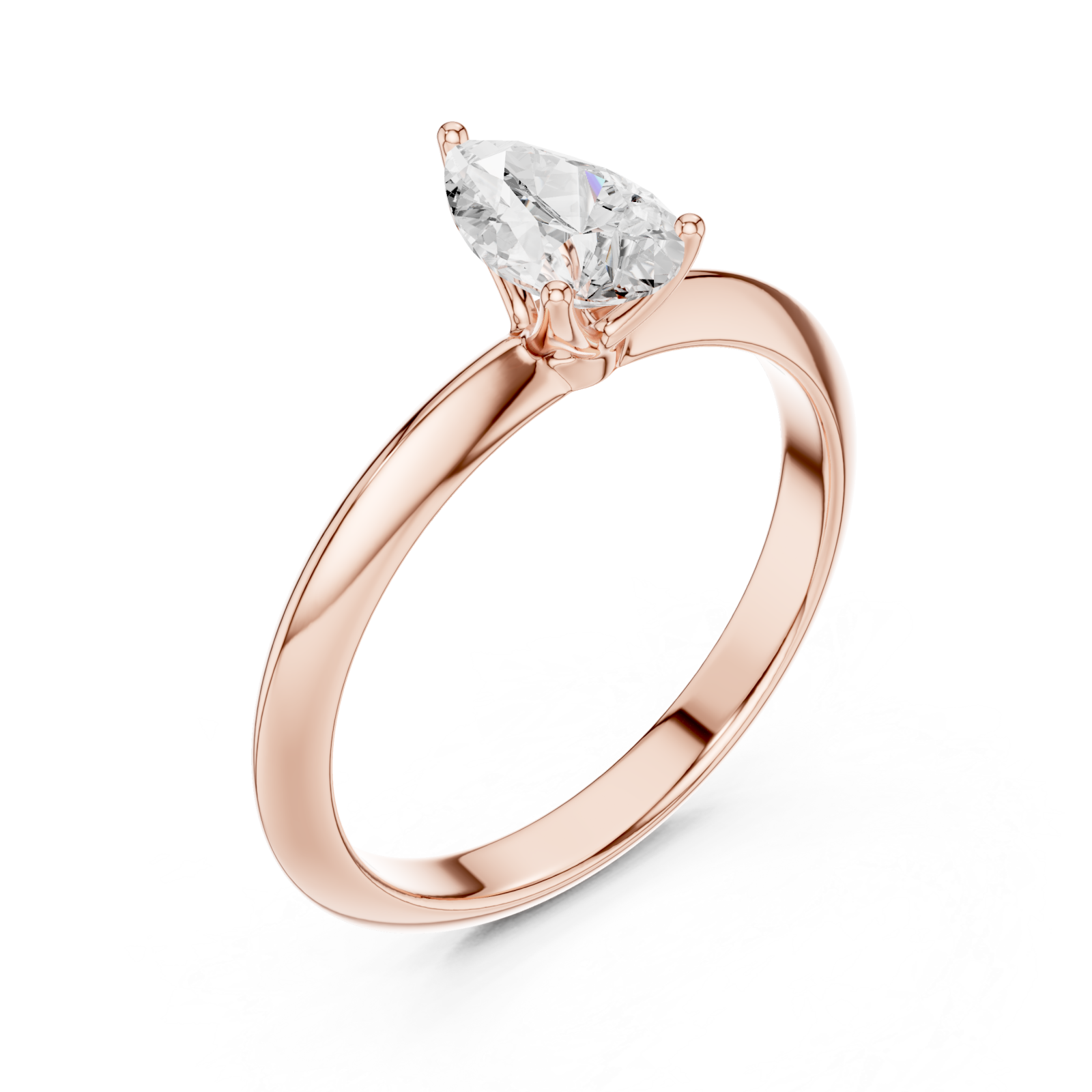  Rose Gold Dewdrop Marquise Ring Right View