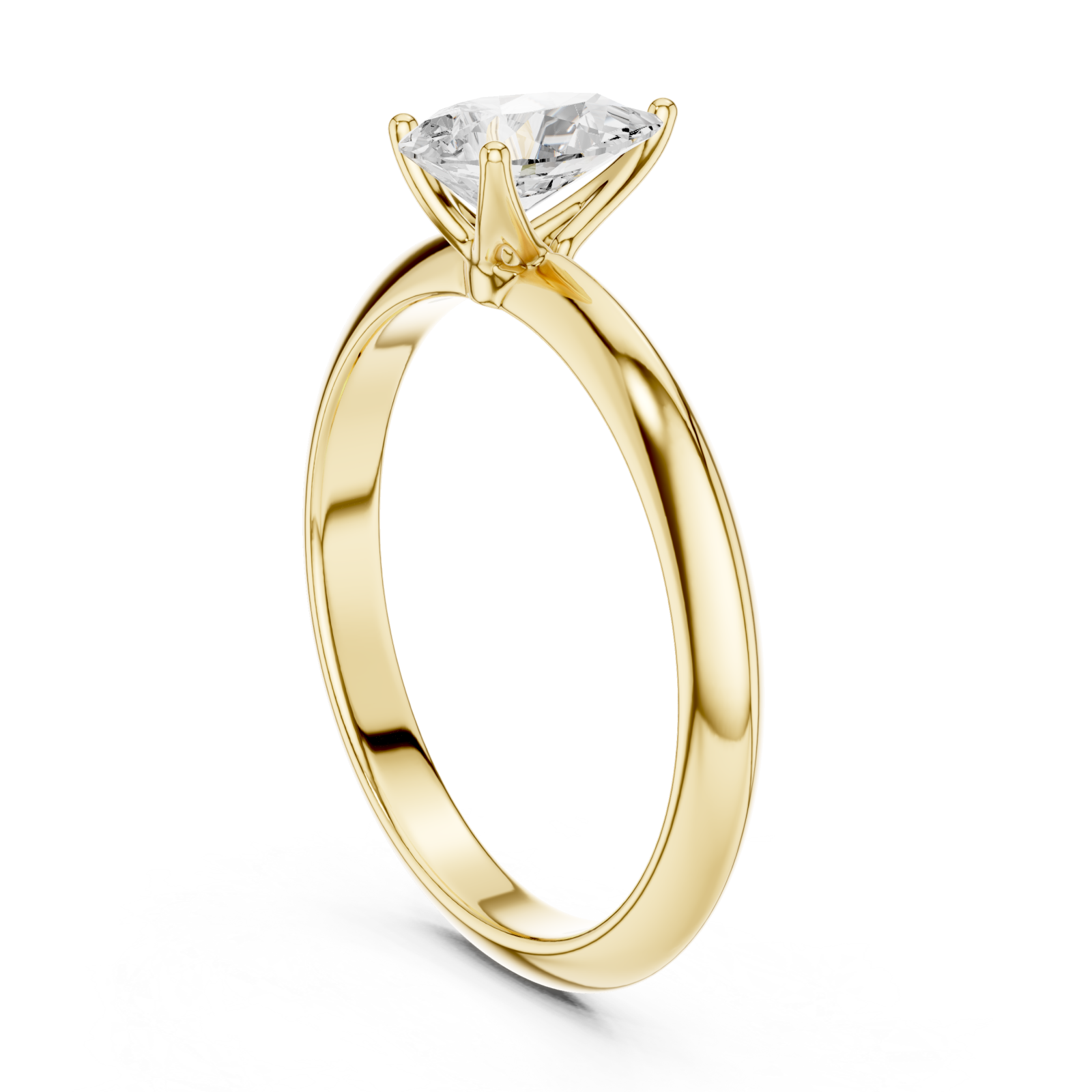  Gold Dewdrop Marquise Ring Left View