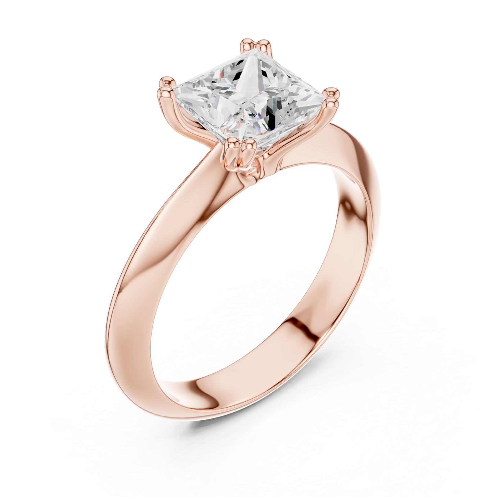  Rose Gold Radiant Promise Classic Ring Right View