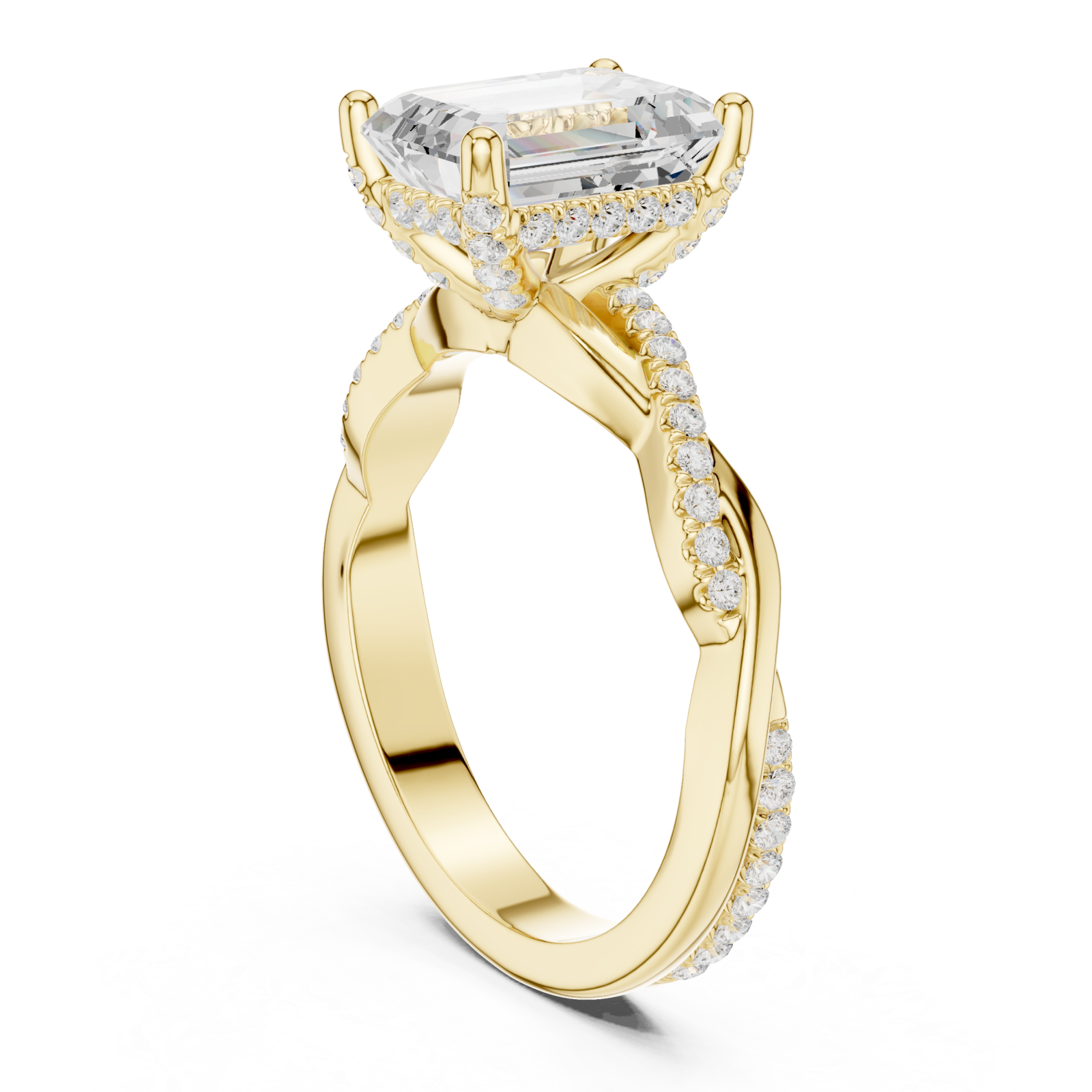  Gold Crowning Allure Ring Left View