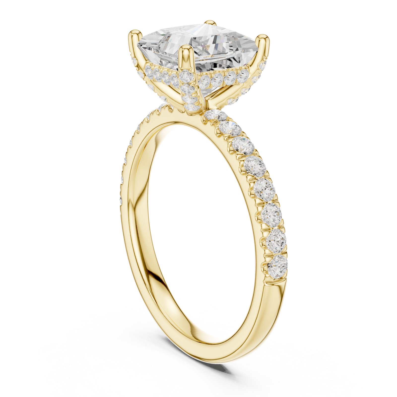  Gold Starlight Promise Ring Left View