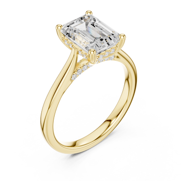 Gold Promise Whisper Halo Band Right View