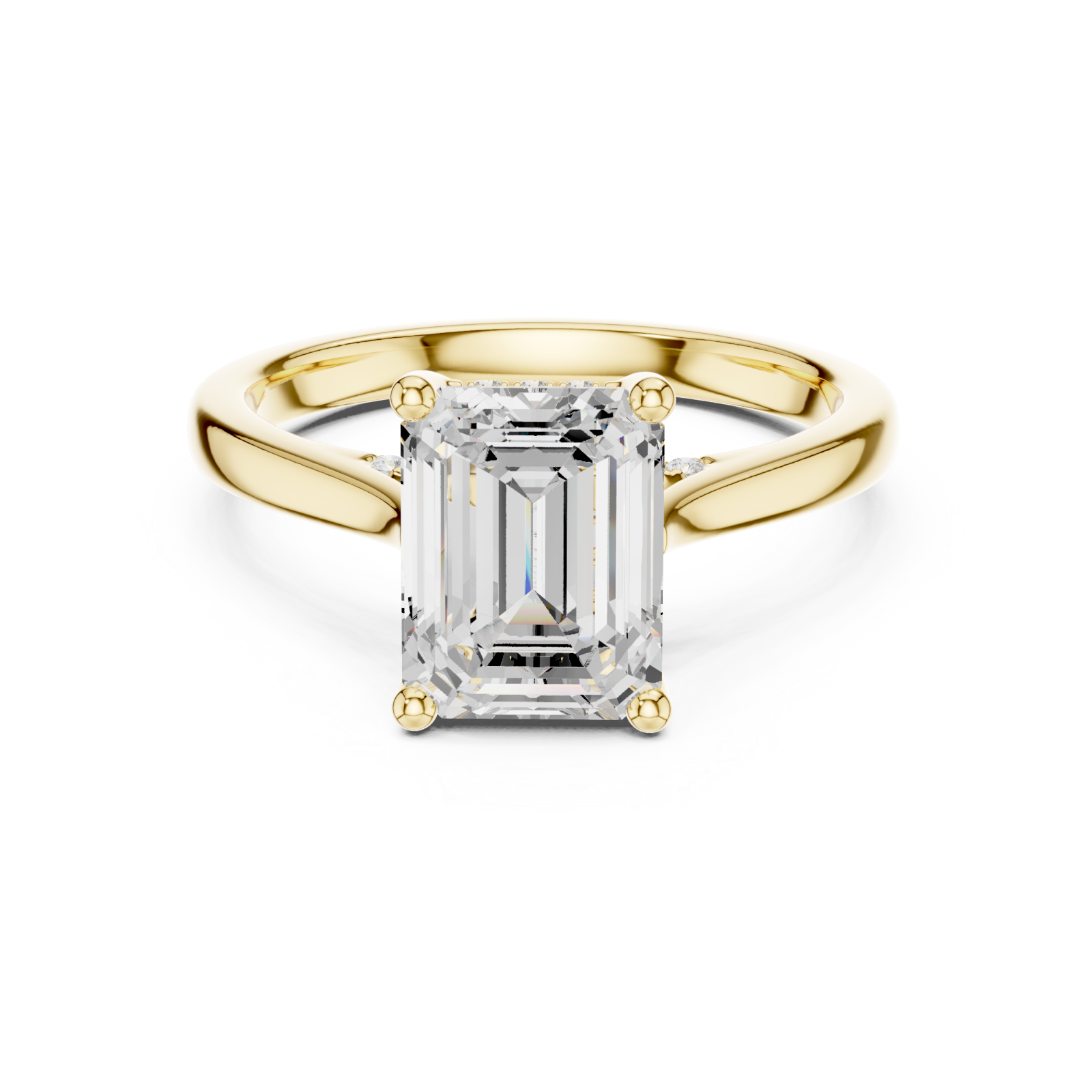  Gold Promise Whisper Halo Band Front View