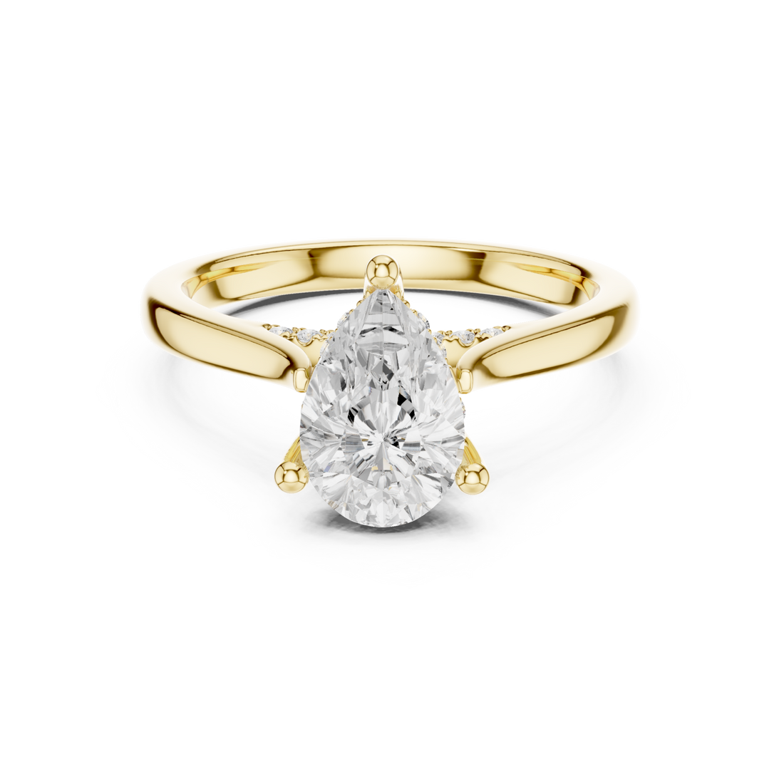 Gold Radiant Whisper Signature Band Right View