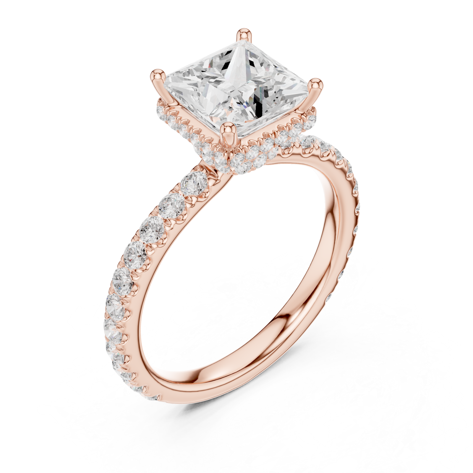  Rose Gold Radiant Majesty Statement Ring Right View
