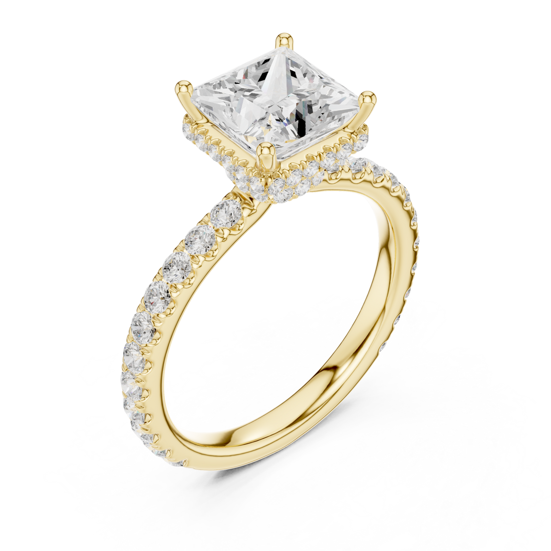 Gold Radiant Majesty Statement Ring Right View