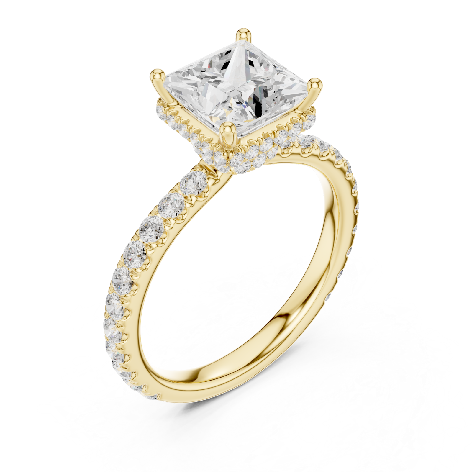 Gold Radiant Majesty Statement Ring Right View