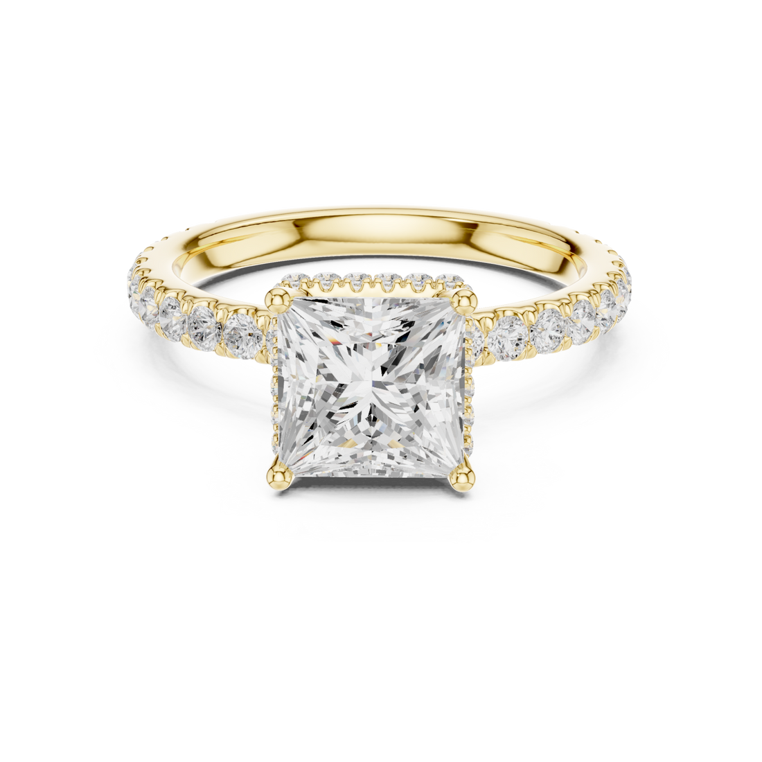 Gold Radiant Majesty Statement Ring Right View