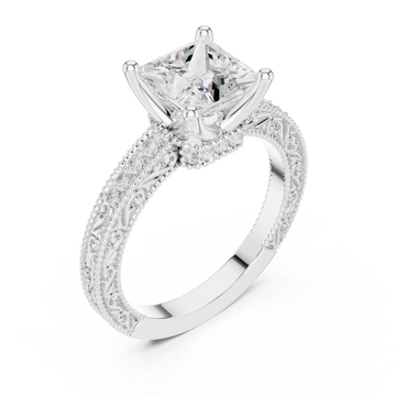  White Gold Eternal Grace Regal Ring Right View