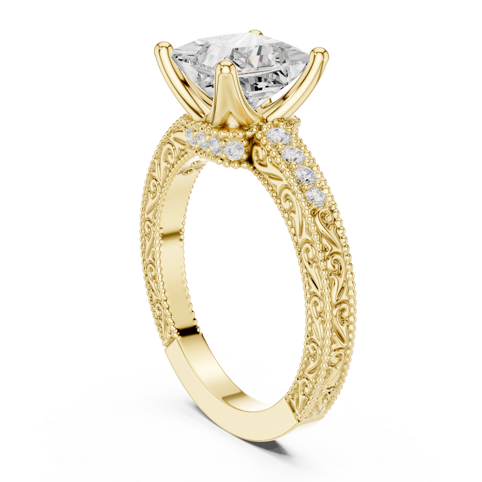  Gold Eternal Grace Regal Ring Left View