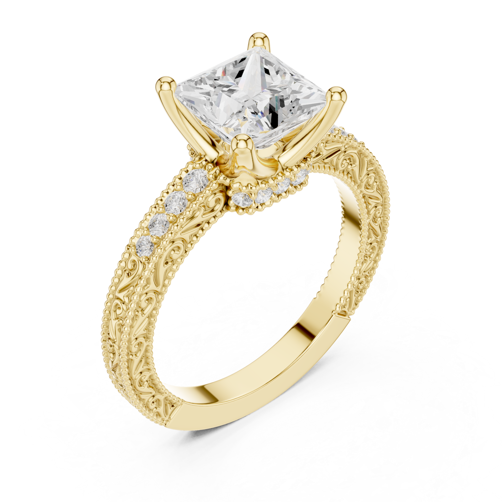 Gold Eternal Grace Regal Ring Right View