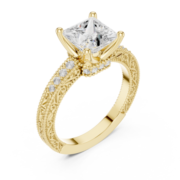 Gold Eternal Grace Regal Ring Right View