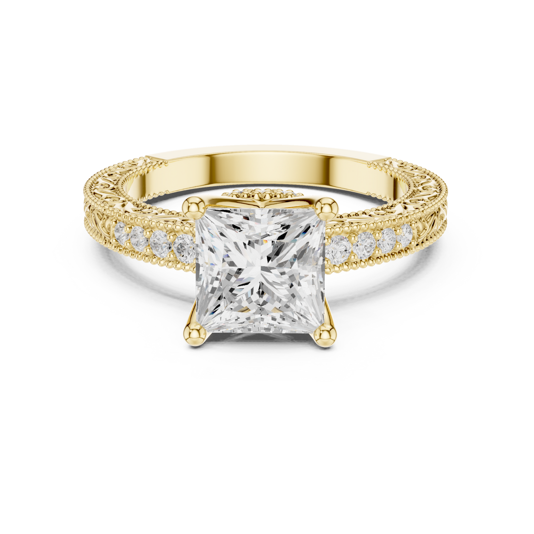 Gold Eternal Grace Regal Ring Right View