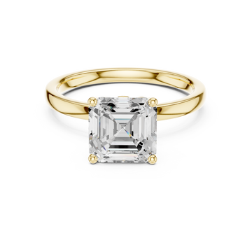  Gold Regal Solitude Ring Front View