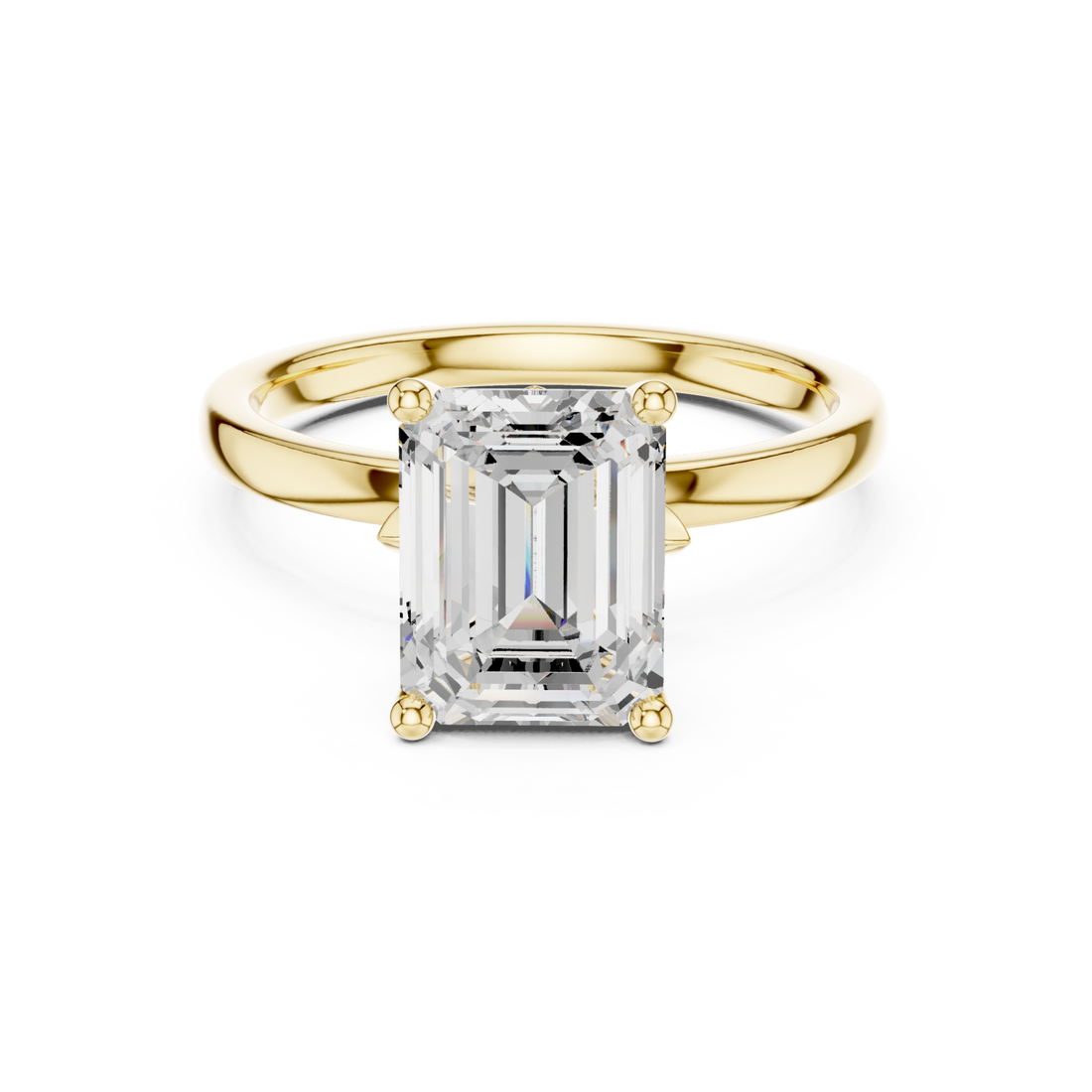  Gold Celestial Radiance Ring Front View