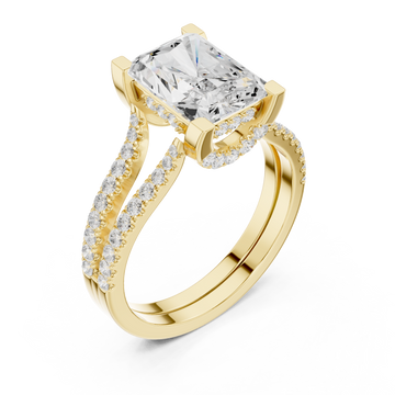 Gold Eternal Embrace Radiance Ring Right View