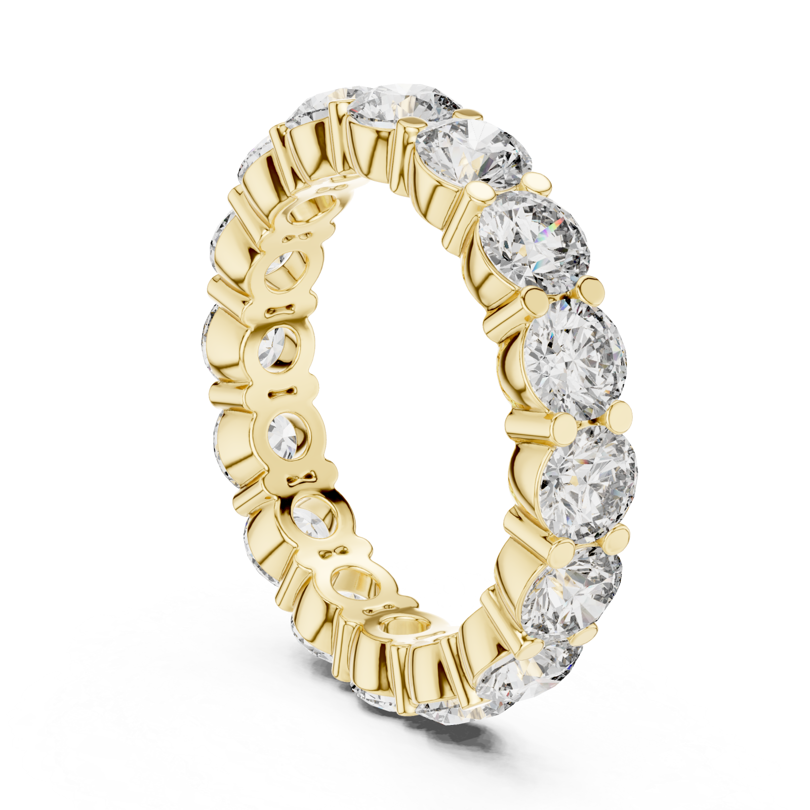  Gold Pure Grace Classic Eternity Ring Left View