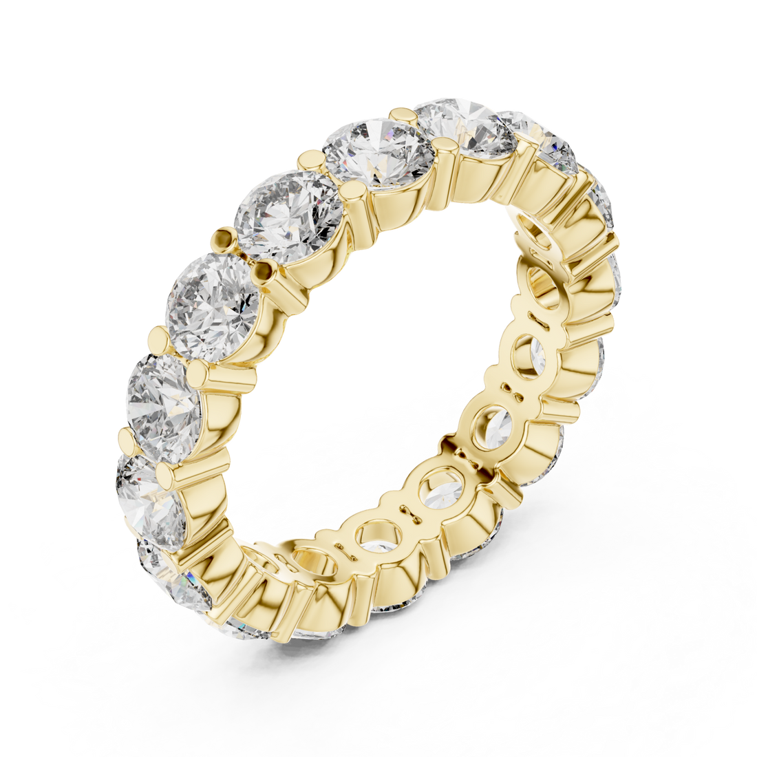 Gold Pure Grace Classic Eternity Ring Right View