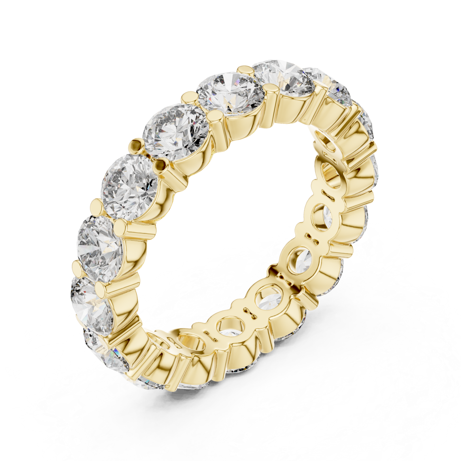 Gold Pure Grace Classic Eternity Ring Right View