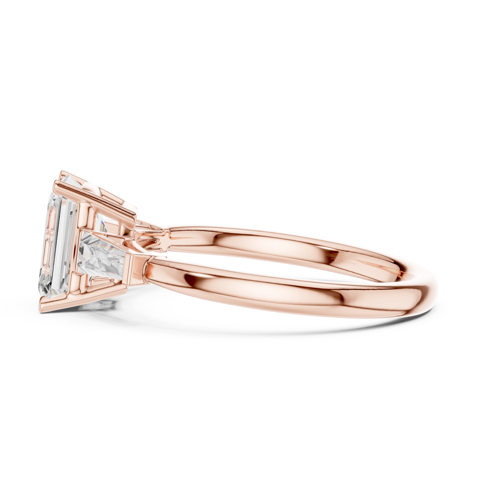  Rose Gold Opulent Serenity Ring Side View