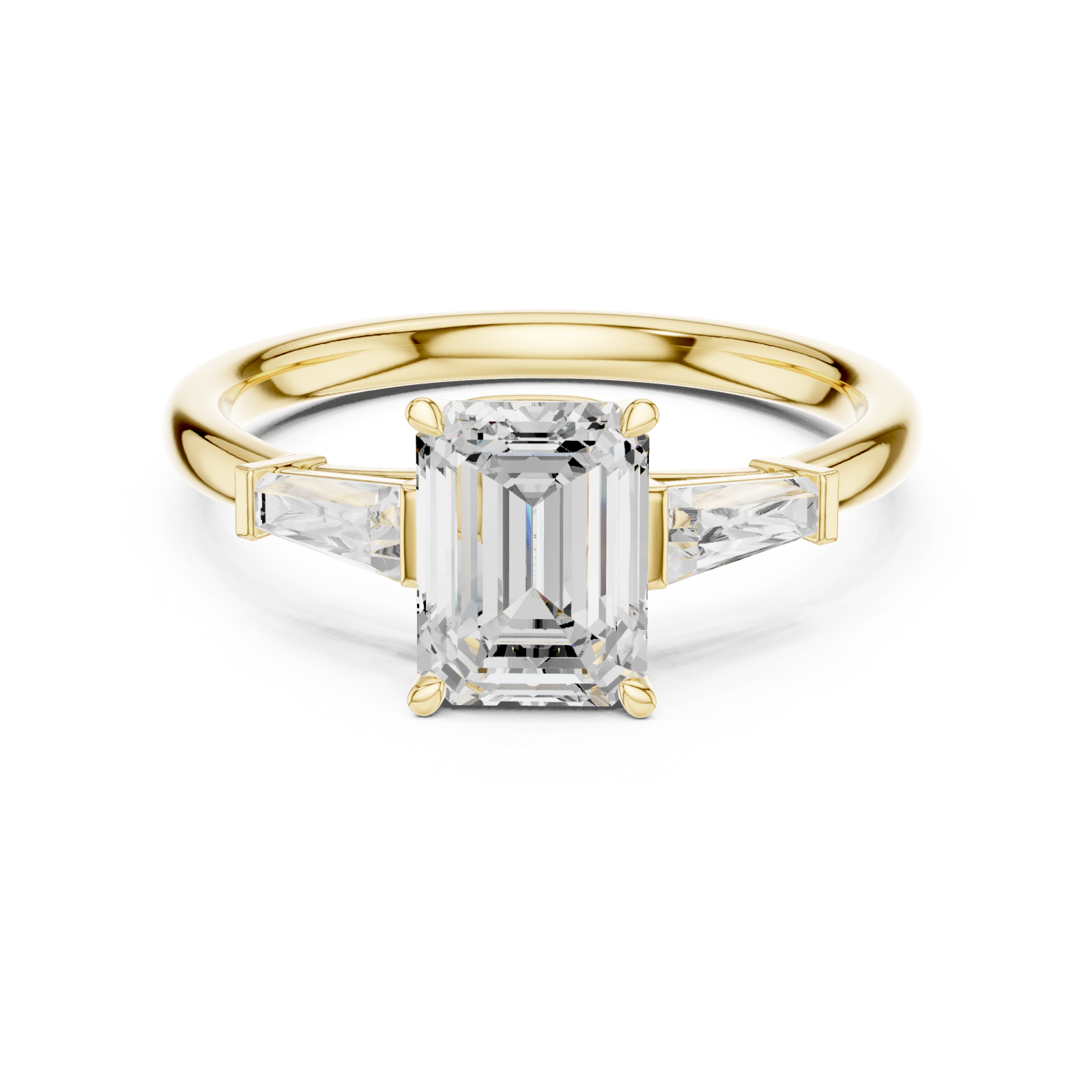  Gold Opulent Serenity Ring Front View