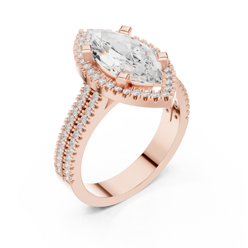 Rose Gold Mirage Enchant Premier Ring Right View