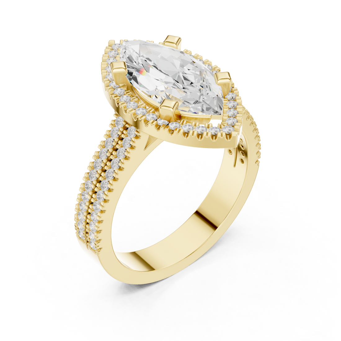 Gold Mirage Enchant Premier Ring Right View