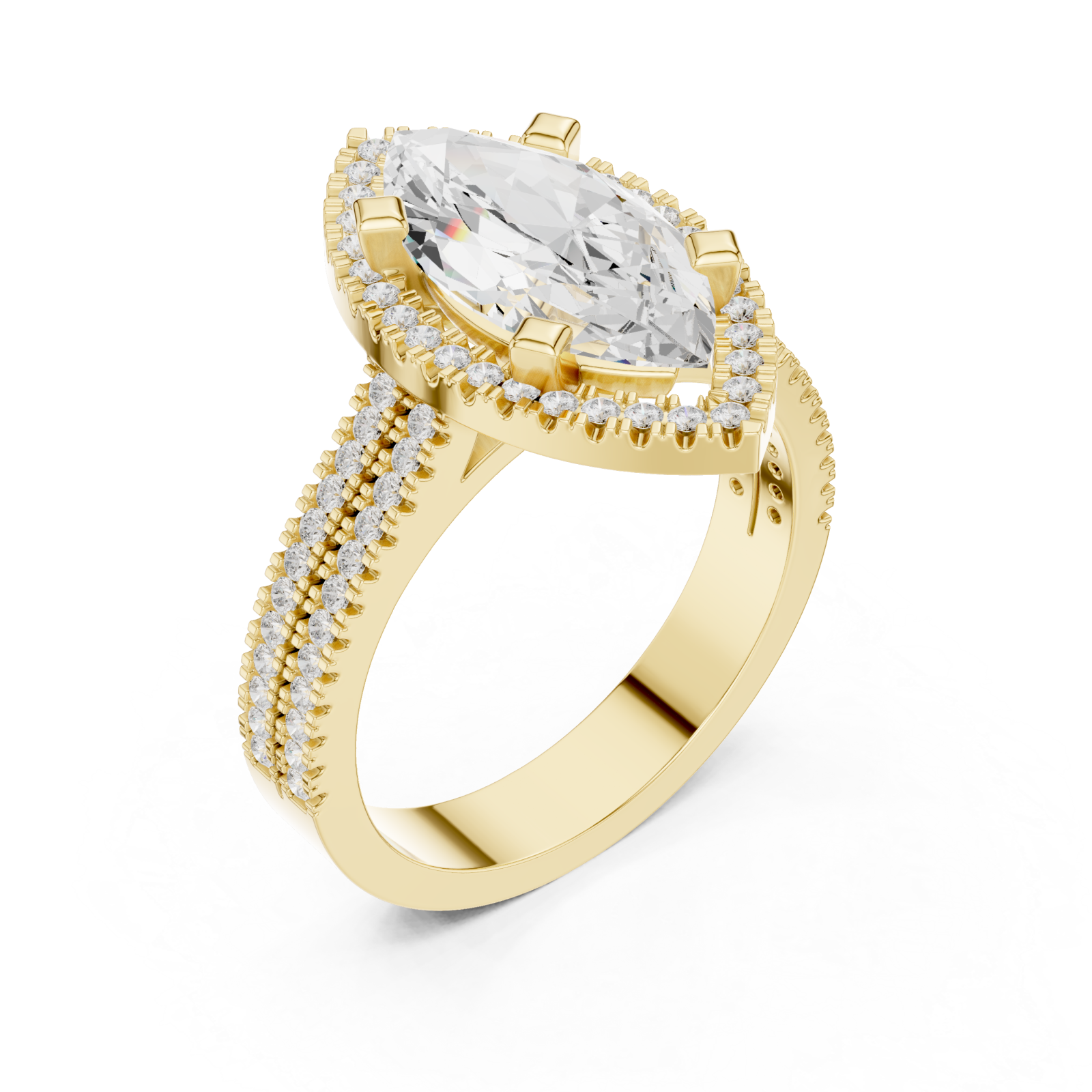 Gold Mirage Enchant Premier Ring Right View