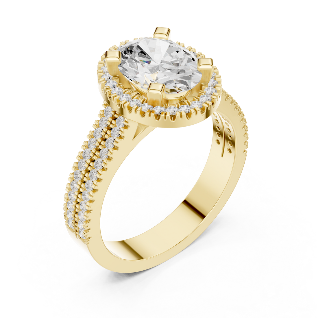Gold Grand Ovation Regal Statement Ring Right View