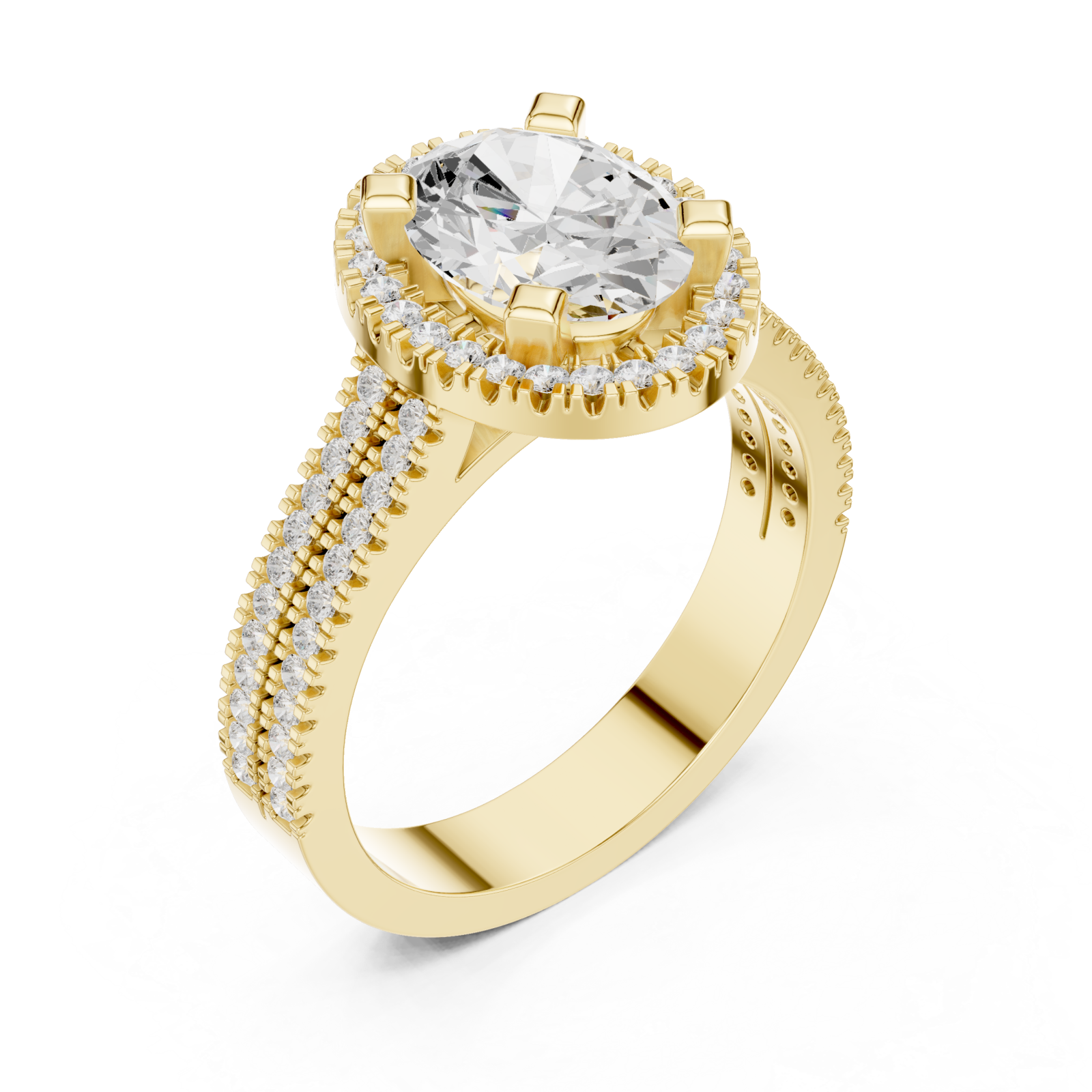 Gold Grand Ovation Regal Statement Ring Right View