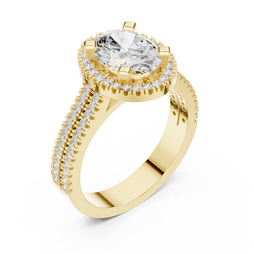Gold Grand Ovation Regal Statement Ring Right View