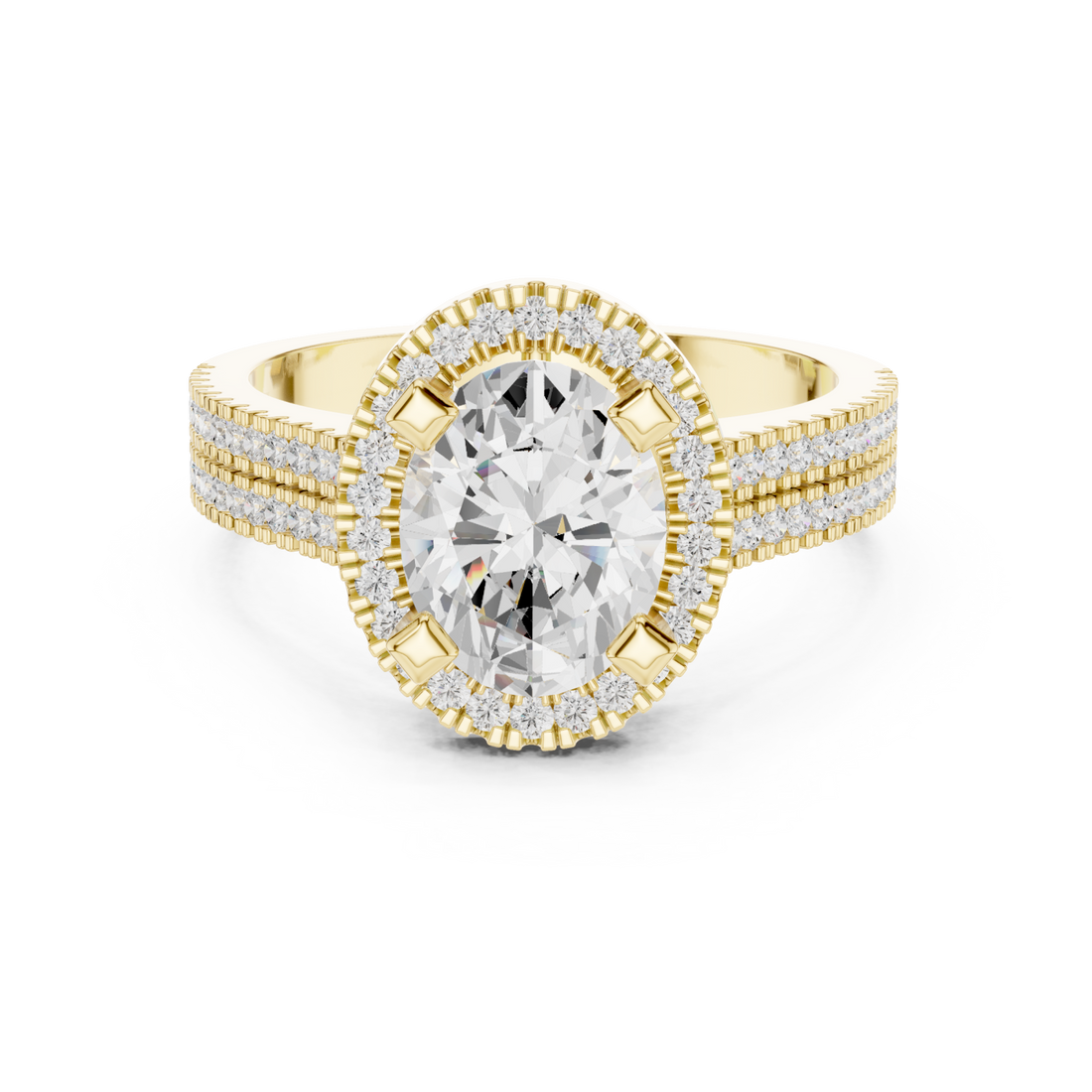 Gold Grand Ovation Regal Statement Ring Right View