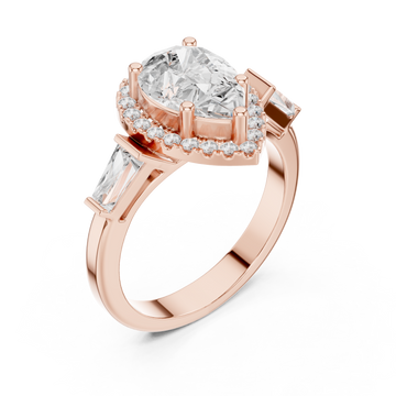  Rose Gold Opulent Marquis Touch Signature Ring Right View