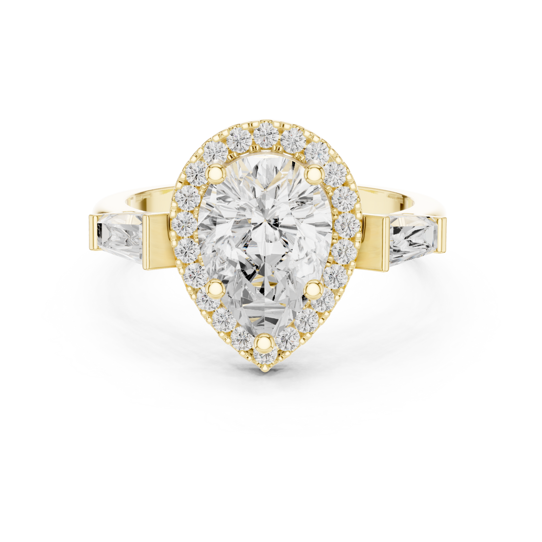Gold Opulent Marquis Touch Signature Ring Right View