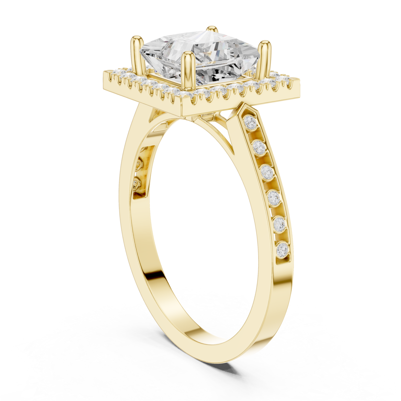  Gold Regal Aura Signature Ring Left View