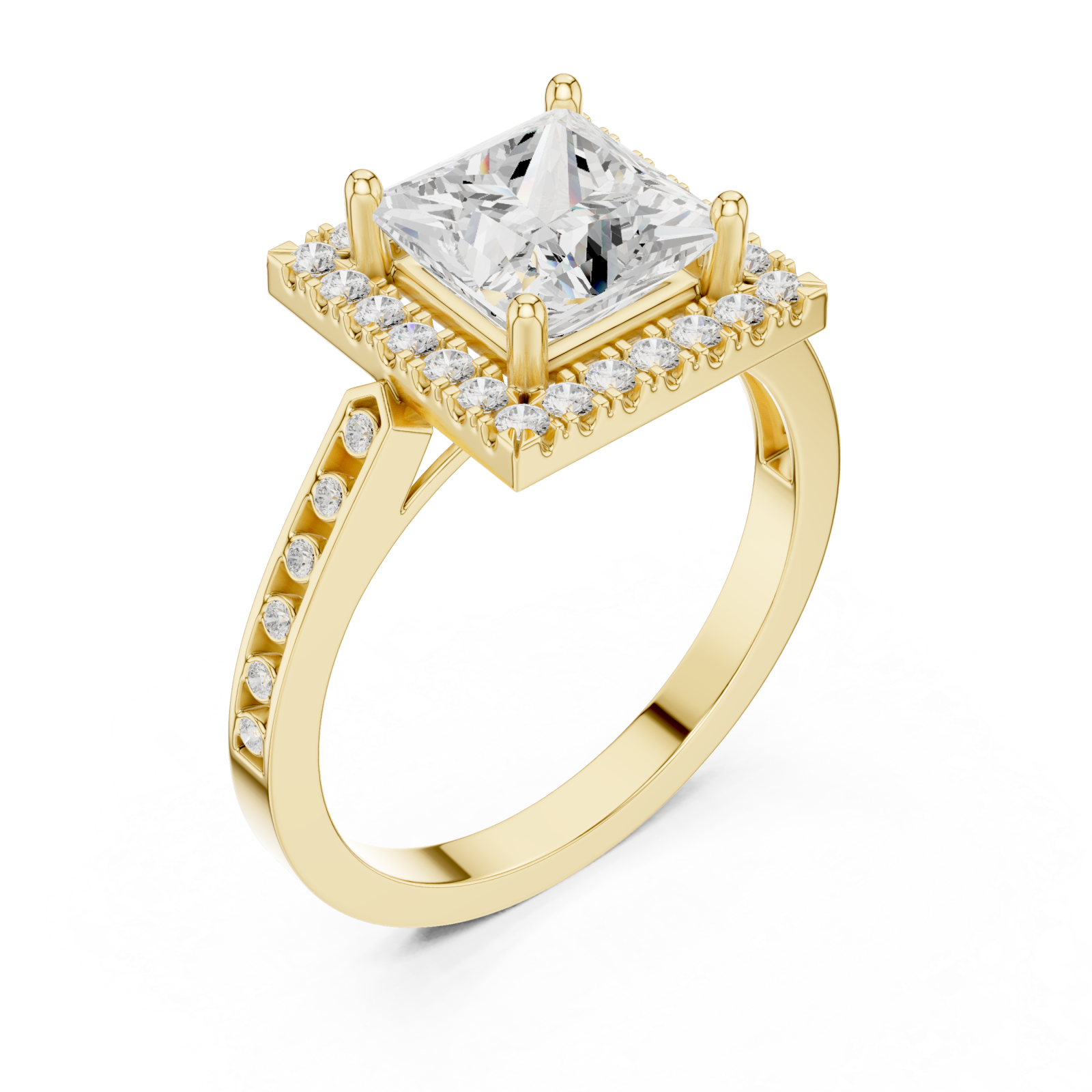 Gold Regal Aura Signature Ring Right View