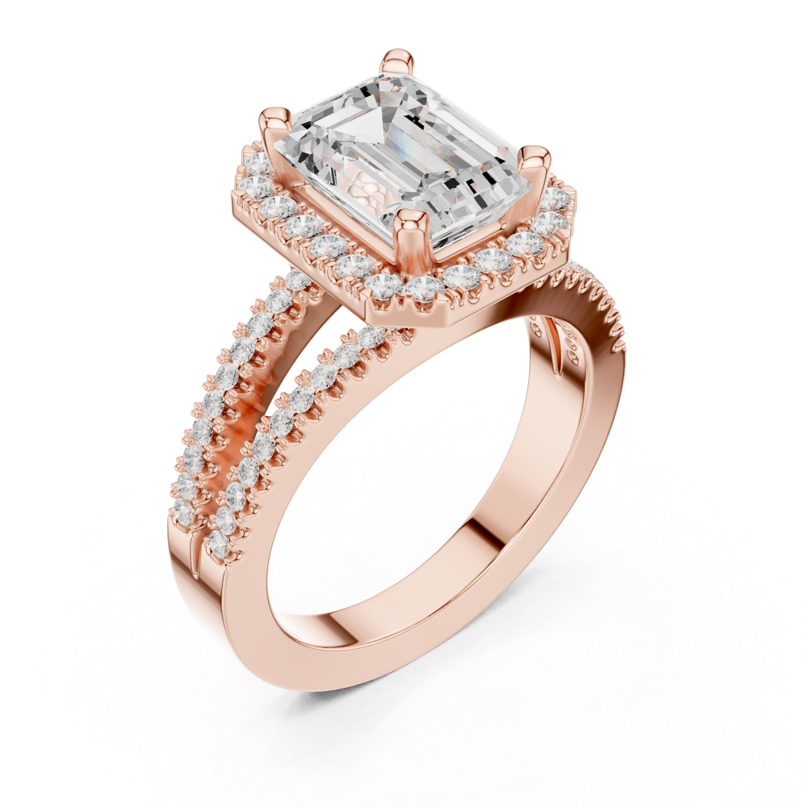  Rose Gold Celestial Harmony Statement Ring Right View