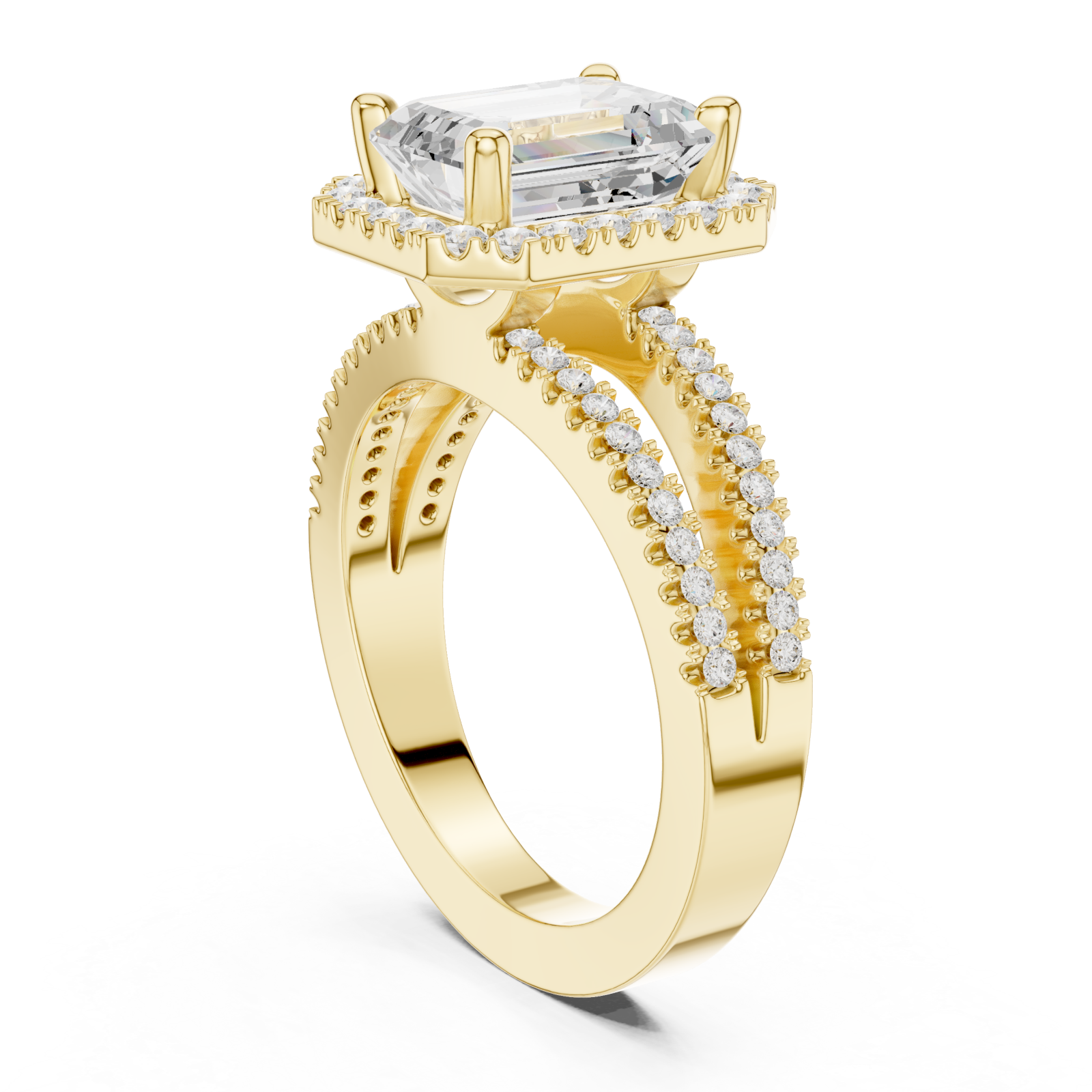  Gold Celestial Harmony Statement Ring Left View