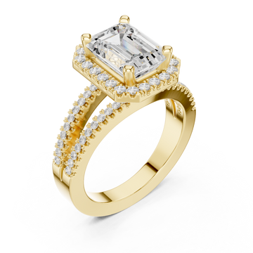 Gold Celestial Harmony Statement Ring Right View