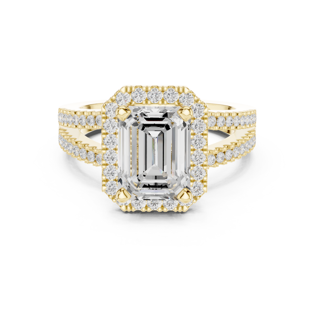 Gold Celestial Harmony Statement Ring Right View
