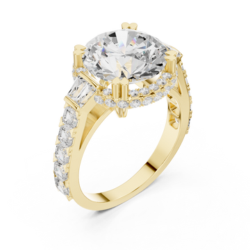 Gold Radiance Crest Regal Ring Right View