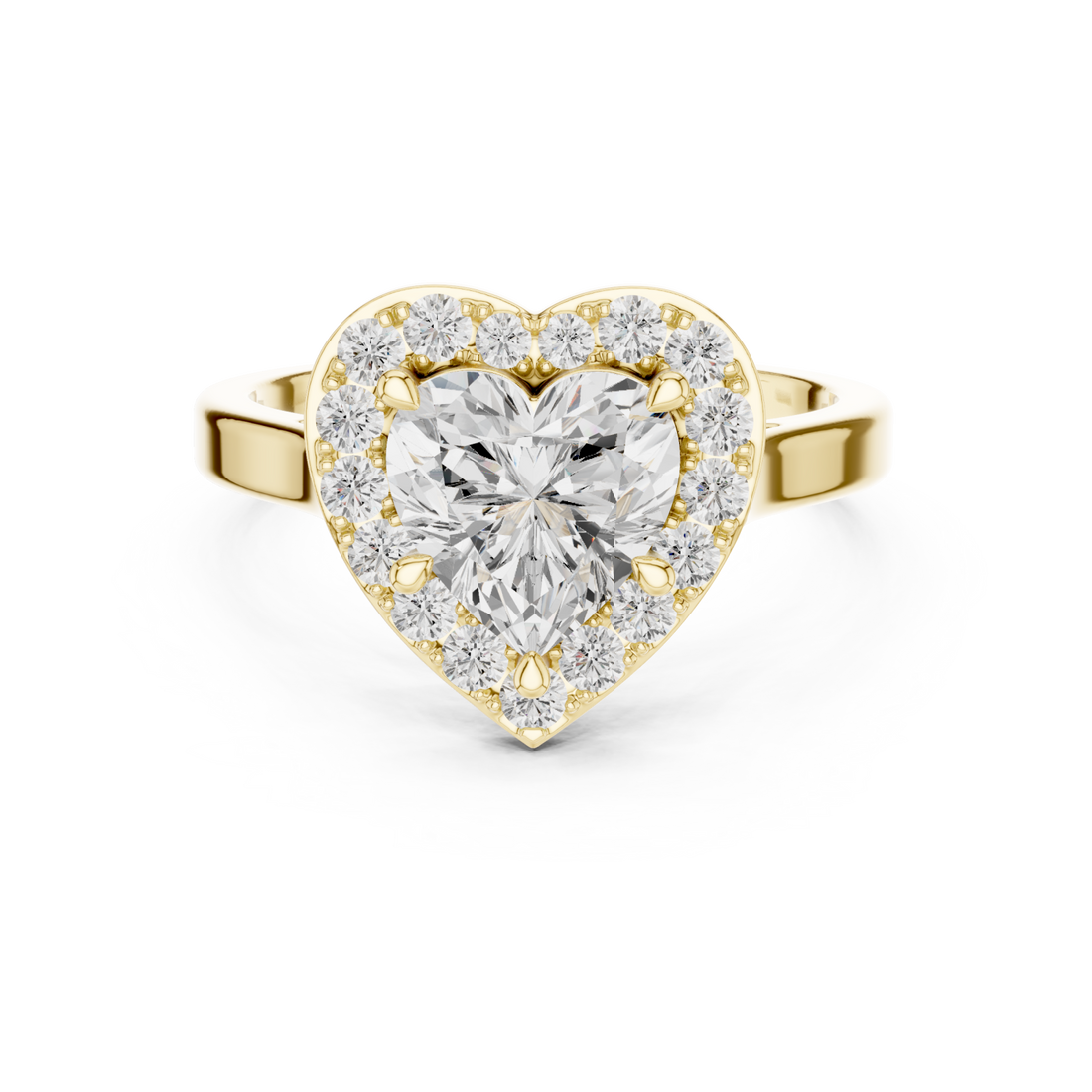 Gold Pure Promise Solitaire Ring Right View