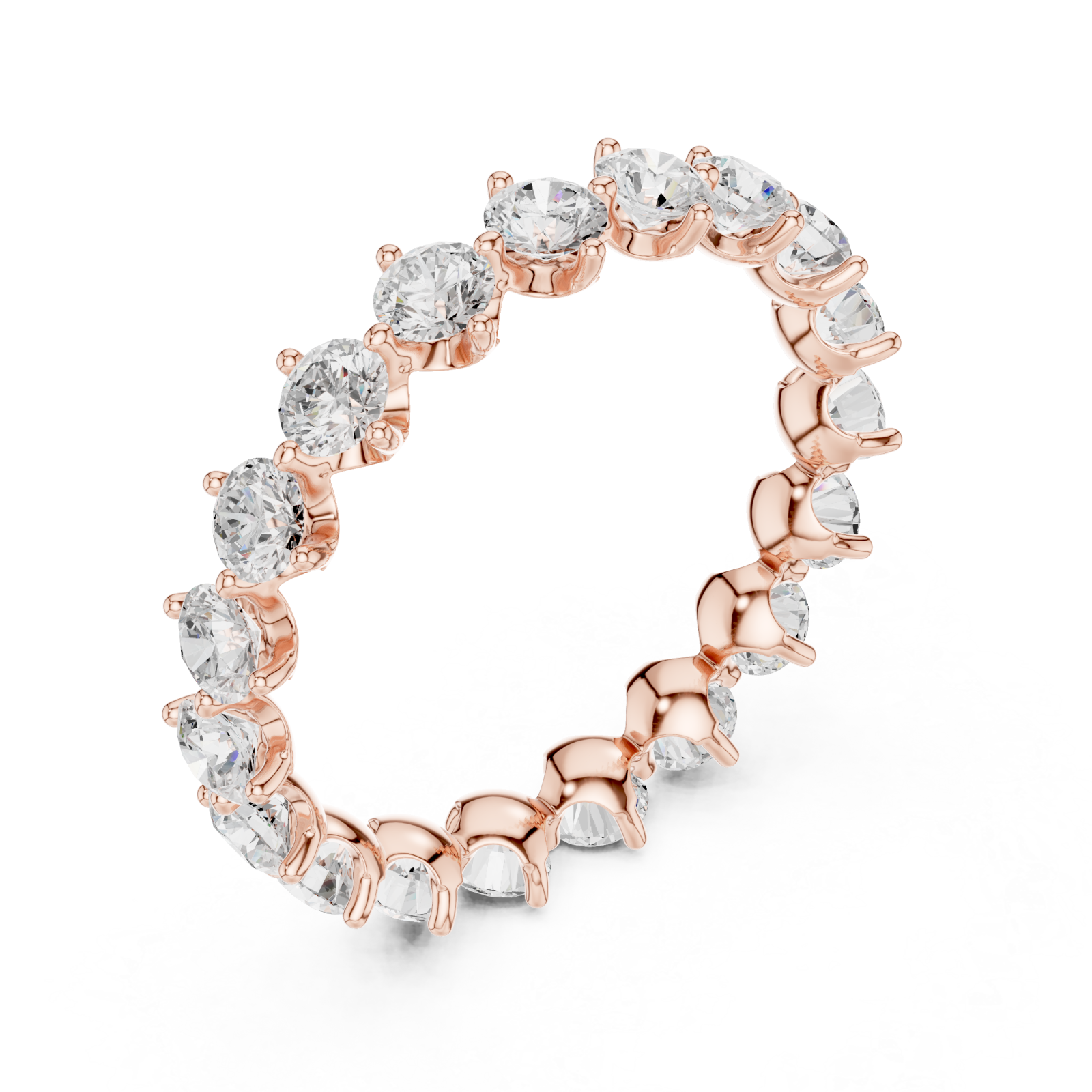  Rose Gold Luminescent Harmony Signature Ring Right View